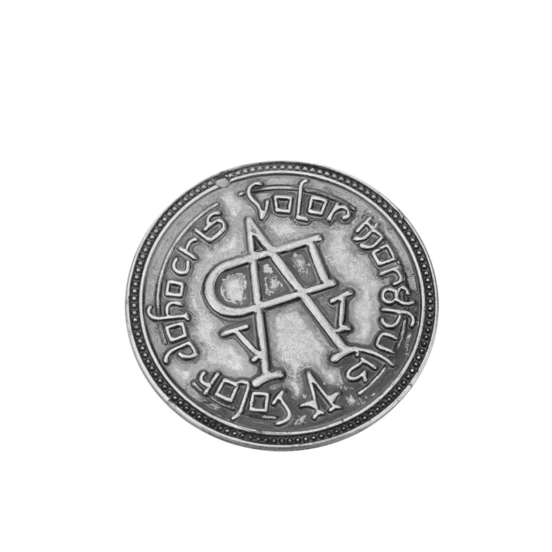 Игра престолов круглый бейдж Косплэй монета Валар моргулис Безликий человек металлическая монета сувенирный подарок