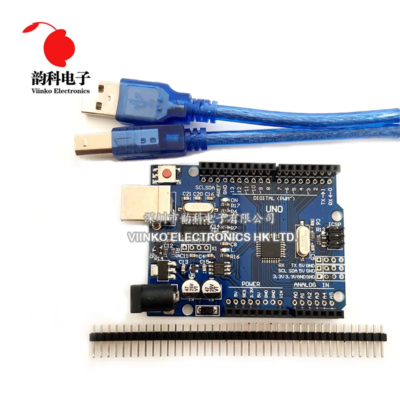 

M1004 1pc UNO R3 MEGA328P CH340G for Arduino UNO R3 + USB CABLE