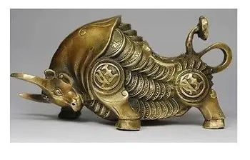 

Chinese copper handwork ox statue
