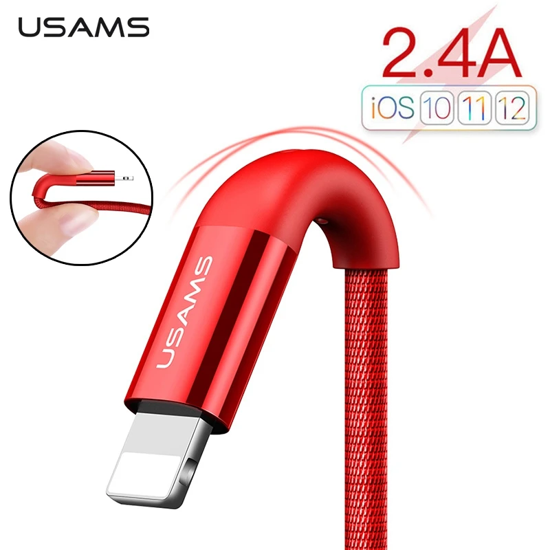 USAMS LED كابل يو اس بي ل iphone XS 8 7 6 6 S زائد 5 S SE X XR كابل كابل شحن سريع سلك كابل بيانات للإضاءة شاحن آيفون USAMS LED كابل يو اس بي ل iphone XS 8 7 6 6 S زائد 5 S SE X XR كابل كابل شحن سريع سلك كابل بيانات للإضاءة شاحن آيفون