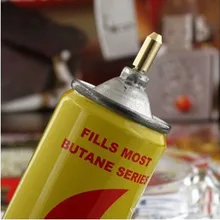 2 pcs Latão Cobre Adaptador De Gás para ST Dupont Memorial Leve Inflação Reutilizável