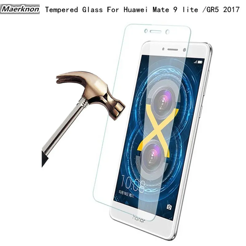 Maerknon Закаленное стекло пленка для Huawei Mate 9 lite GR5 2017 honor 6X экран защитный чехол более