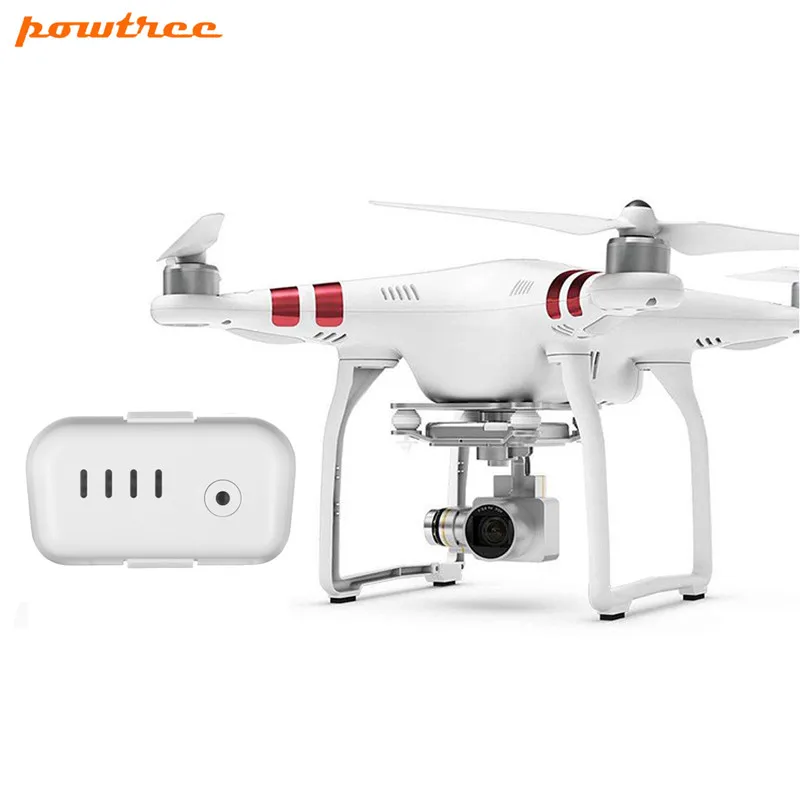 Powtree 1 шт. 11,1 В 5200 мАч для DJI Phantom 2 Модернизированный и большой емкости запасная батарея видения+ Квадрокоптер 10C 5200 мАч L30