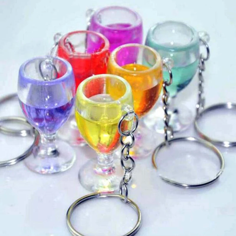 Aliexpress.com : Buy 1 Pcs plastic winebowl Key chain DIY ...