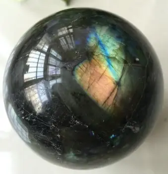 

new arrivals 100% natural labradorite quartz crystal ball healing as gift