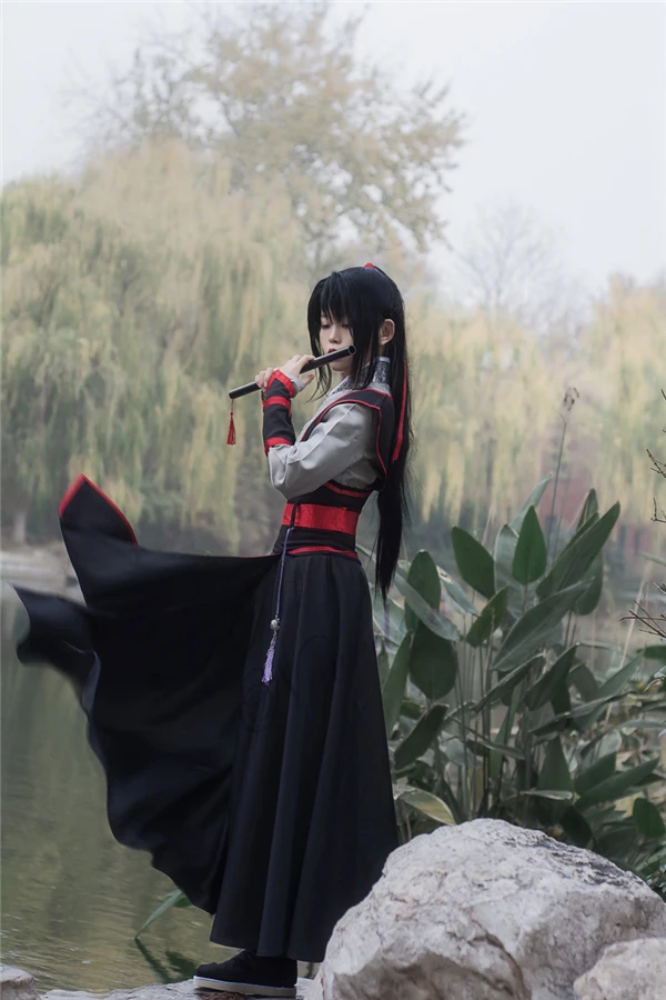 Аниме Dao Mo To Shi Косплей Wei Wuxian Jiang Cheng костюм Grandmaster of Demonic культивирование Mo Dao Zu Shi Косплей Костюм мужской