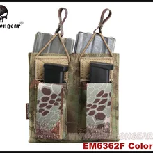 Emerson Шестерни подсумок 5,56 Пистолет Двухместный Open Top ЭМЕРСОН Тактический сумка армейские Шестерни Мандрагоры EM6362F MR