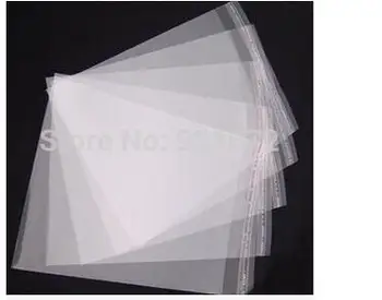 

Free Shipping clear Self Adhesive Seal Plastic Bag 12x20cm