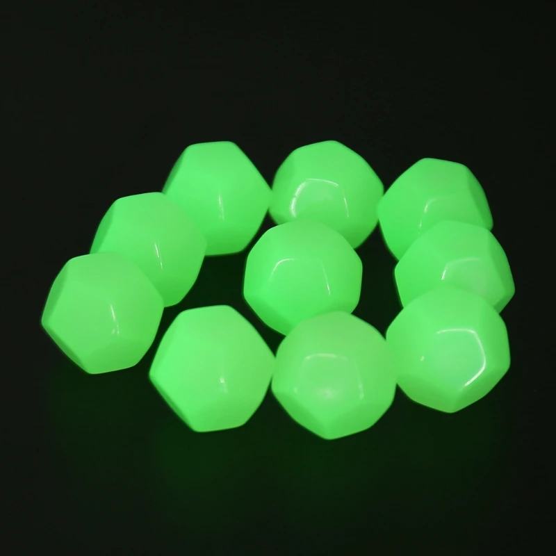 10Pcs D12 Polyhedral Dices Luminous Blank Dice For Dungeons& Dragons RPG MTG