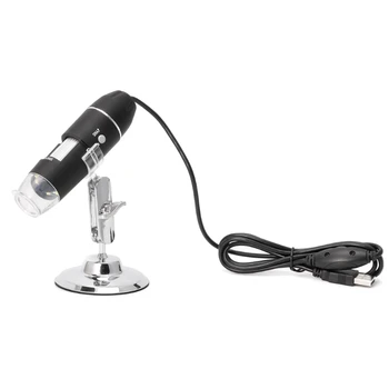 

1000X Digital Microscope USB Endoscope 8LED Camera Microscopio Magnifier w stand #Aug.26