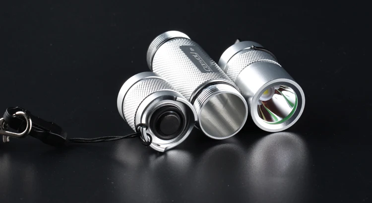 Convoy S2+ Cree XPL HI 1000lm светодиодный светильник фонарь, светодиодный фонарь, походный светильник, лампа на 18350 батареи-Серебристый