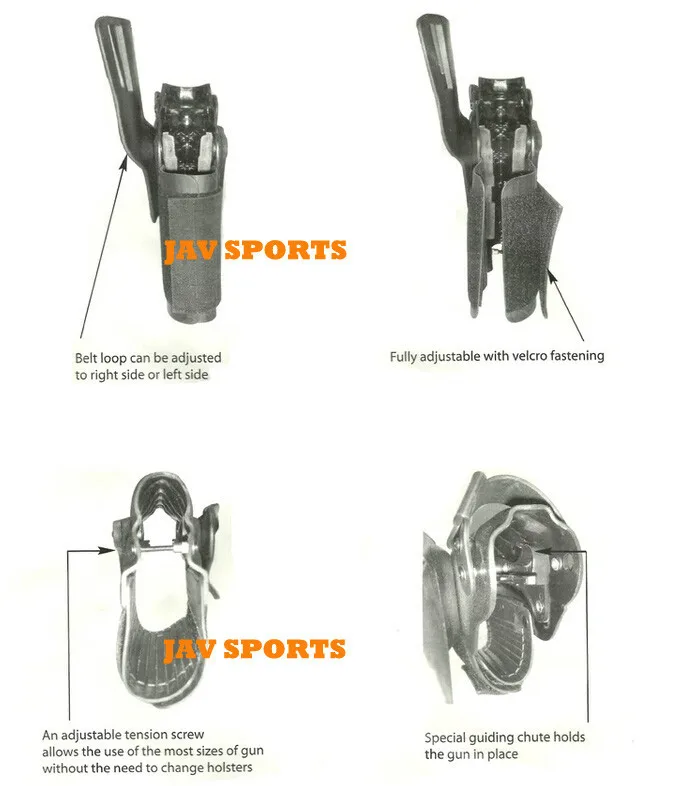 Тактическая кобура Mid-Ride 3280 Ambidextrous right to left drop leg кобура+(SKU12050013