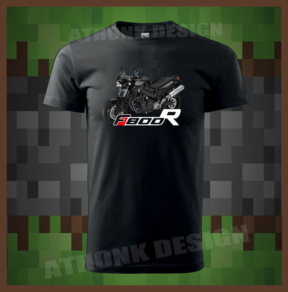 

Mens TShirt Fashion 2019 Street F800R RACER MOTORCYCLE T-SHIRT F800R TEE SHIRT 100% Cotton Short Sleeve O-Neck Tops Tee Shirts