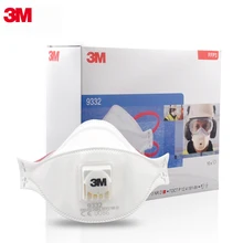 3M 9332 9322 Dust Mask Particulate Respirator Safety Breathing Masks Anti-fog PM2.5 Dust-proof Riding Protective Mask цена 3M 9332 9322 Dust Mask Particulate Respirator Safety Breathing Masks Anti-fog PM2.5 Dust-proof Riding Protective Mask цены онлайн