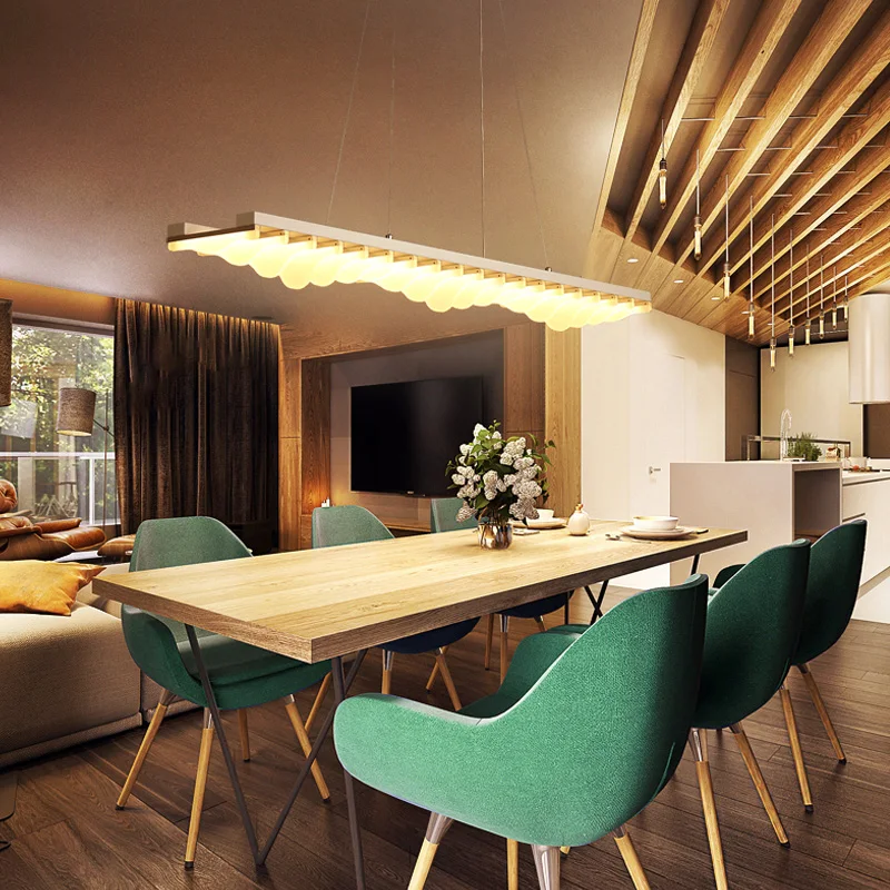 

Post-Modern LED Pendant lights for lampada led Hotal Hall Concise styling soft light creates a warm home Peddant Lamp led strip