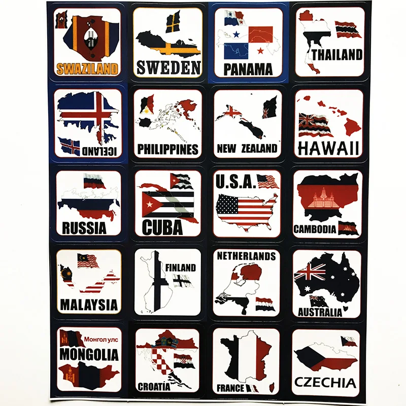 1x STICKER HONG KONG Autocollant Drapeau Carte Vinyle Porte Moto Voiture Laptop
