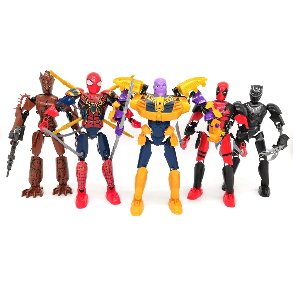 Iron Man Series Single Sale Legoingly Marvel Avengers Super Hero Figures Building Blocks Bricks Set Model Toys For Children