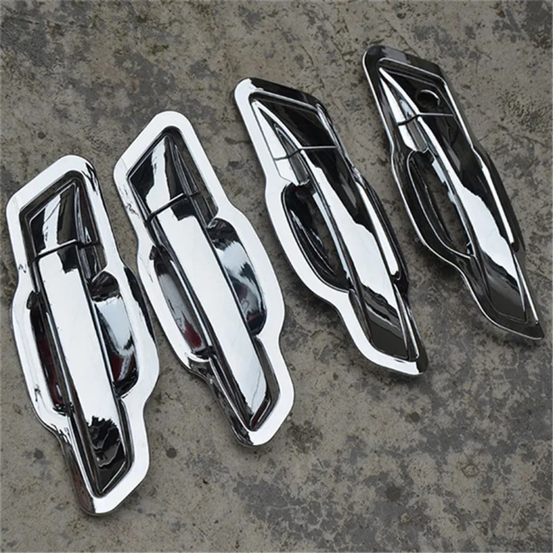 

ABS plating Door Handle Bowl Door handle Protective covering Cover Trim for 2014 2015 2016 Chang'an CS75 Car styling