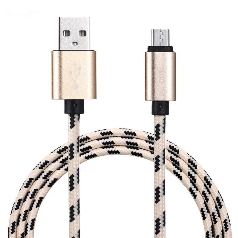 0,2/1/2 м Micro USB для быстрой зарядки с usb-портом, Зарядное устройство Usb для huawei Honor 7a pro 7x 7c 6x 5x наслаждаться на возраст 4, 5, 6, 7, P8 G9 Коврики 8/10 Lite/SE - Тип штекера: Gold