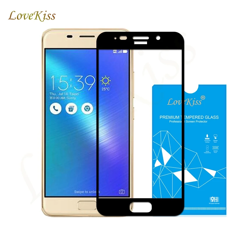 

Anti-explosion 9H Tempered Glass Film For Asus Zenfone 3S Max ZC521TL Screen Protector Full Coverage Protective Film Case Cover