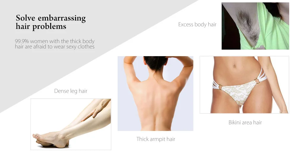 Kelite Mini Portable Rechargeable Women Shaver Hair Removal