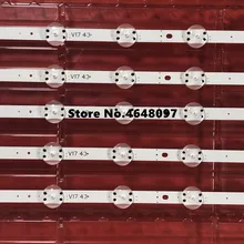 Светодиодный Подсветка полосы 10 лампы для LG 4" V17 art3 2867 ТВ 43LJ614V 43LV340C