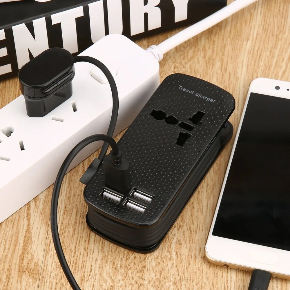 

EU UK AU 4.2A Universal 4 USB Ports Multi Adapter Office Travel Wall AC Charger Fashionable Structure AC Power Plug