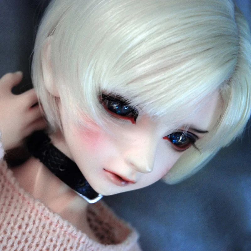 Allaosify для мальчиков и девочек bjd волосы 1 шт. короткий BJD парик 1/3 1/4 1/6 bjd кукла парик - Цвет: 1