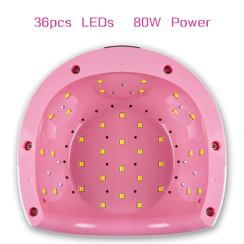 Hot LED UV Nail Lamp B3 Colorful 80W Manicure 36 LEDs Machine UV Nail Dryer Ice 5