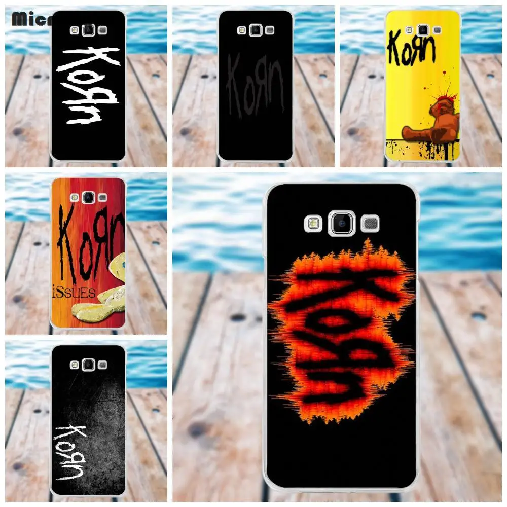

MicroData Soft TPU Phone Case Cover For Samsung Galaxy A3 A5 A7 J1 J2 J3 J5 J7 2015 2016 2017 Korn Logo