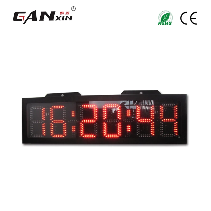 [GANXIN]8'' 6 Digits Double Sided LED Digital Race timer for Semi