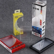 Высокое качество прозрачный pvc на заказ пенополиэтилен пластик Упаковка косметическая водостойкая коробка напечатанный логотип торговой марки- PX20177