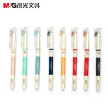 M& G AGP66807 цветная Ручка-роллер гелевая ручка шариковая ручка 0,5 мм желтый/оранжевый/розовый/зеленый цвета канцелярские принадлежности для офиса и школы