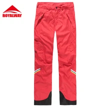 Royalway Лыжный Спорт Лыжный Брюки для девочек Для мужчин Наивысшее качество износостойкие Водонепроницаемый ветрозащитный профессиональные сноуборд Брюки для девочек Теплые# RFJM4503G