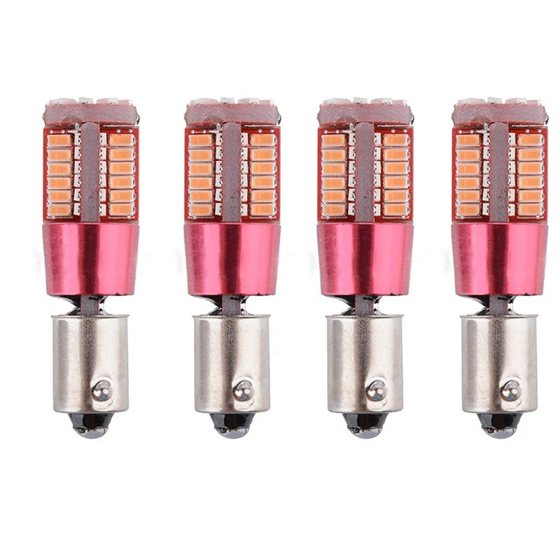 YSY 4 шт. T11 T4W W6W H6W BA9S 3014 57SMD Canbus LED без ошибок Led клиновидная дверь лампа для чтения