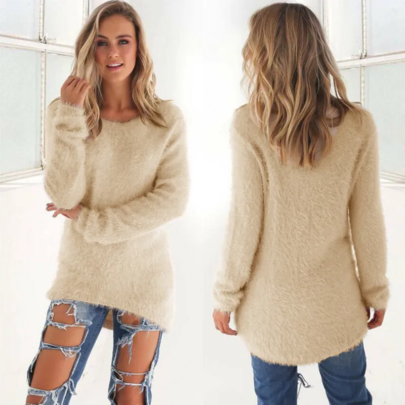 Womens Keep Warm Sweater Winter Jersey Mujer Invierno 2018 Christmas Soft Woman Befree Pullover Pull Teddy | Женская одежда