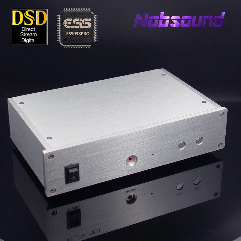 

HiFi DAC ES9028PRO/ES9038PRO +XMOS Asynchronous USB Decoder Headphone Amplifier