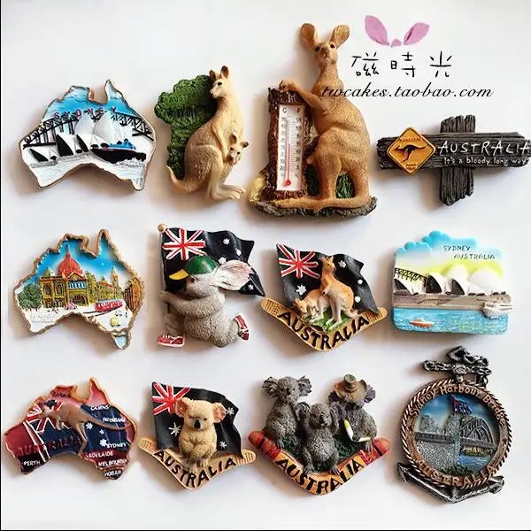 Buy Novelty Australian Kangaroo 3D Fridge Arts