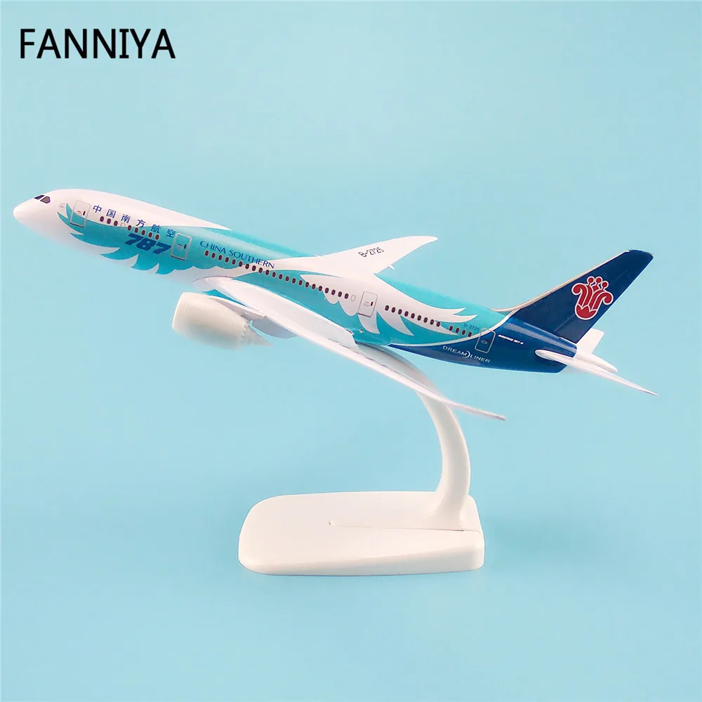 20 см металлическая модель самолета Air China Southern Airlines Boeing 787 B787 B-2725 Airways W Стенд