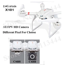 Dron 2.4G 6 axis Quadcopter MJX X101 Headless Mode FPV Drone With Camera HD RC Helicopter Quadrocopter