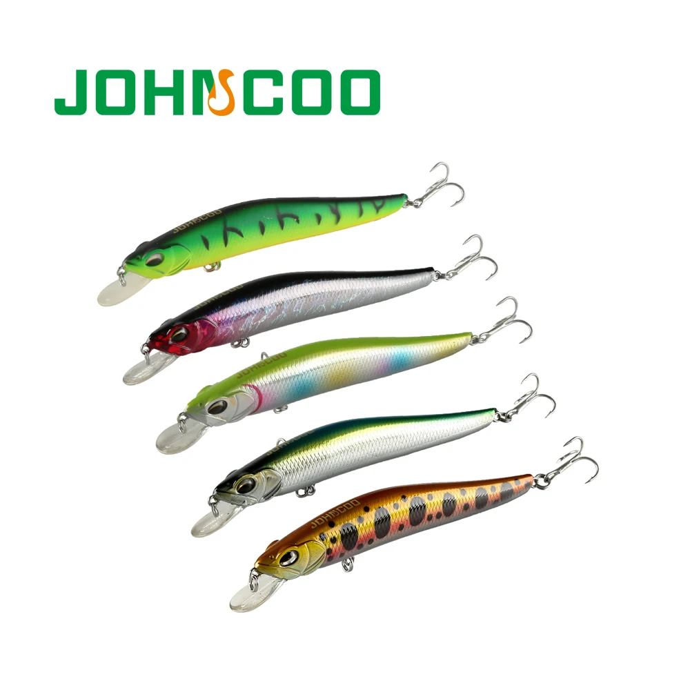 JOHNCOO 1 шт. 12 см 14 3 г новый реалистичный воблер с острыми тройными крючками