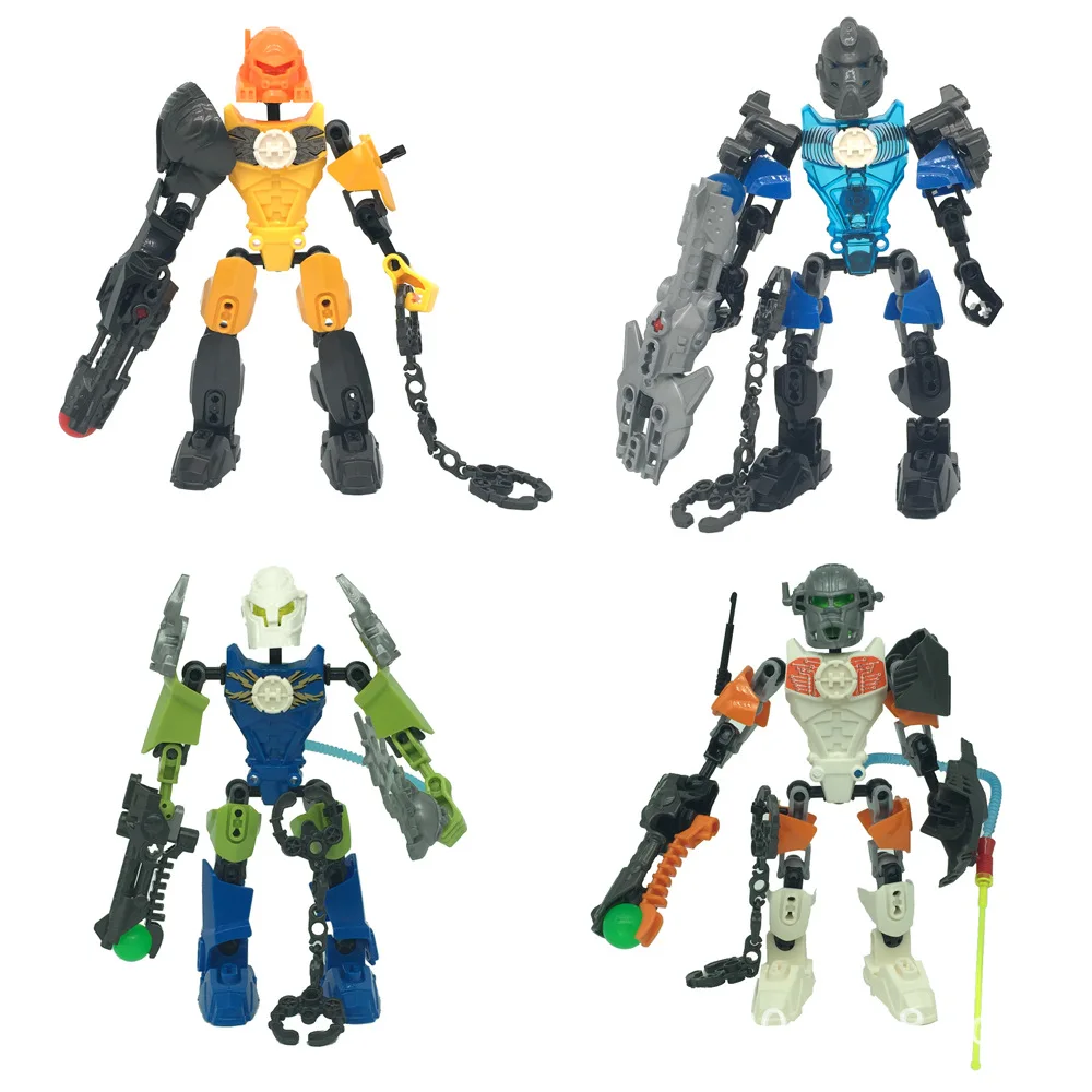 

Bionicle Hero Factory 6.0 Warrior Soldiers NEX SURGE STRINGER EVO Building Block Bricks Toys Compatible With