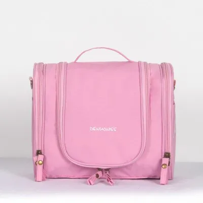 Косметичка Ms. многофункциональная Водонепроницаемая оксфордская тканевая сумочка для косметики, дорожный органайзер, чехол, косметичка, maleta de maquiagem - Цвет: Розовый