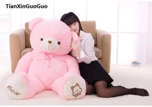 new arrival cute teddy bear plush toy large 140cm pink bear doll hugging pillow,Christmas gift h0633