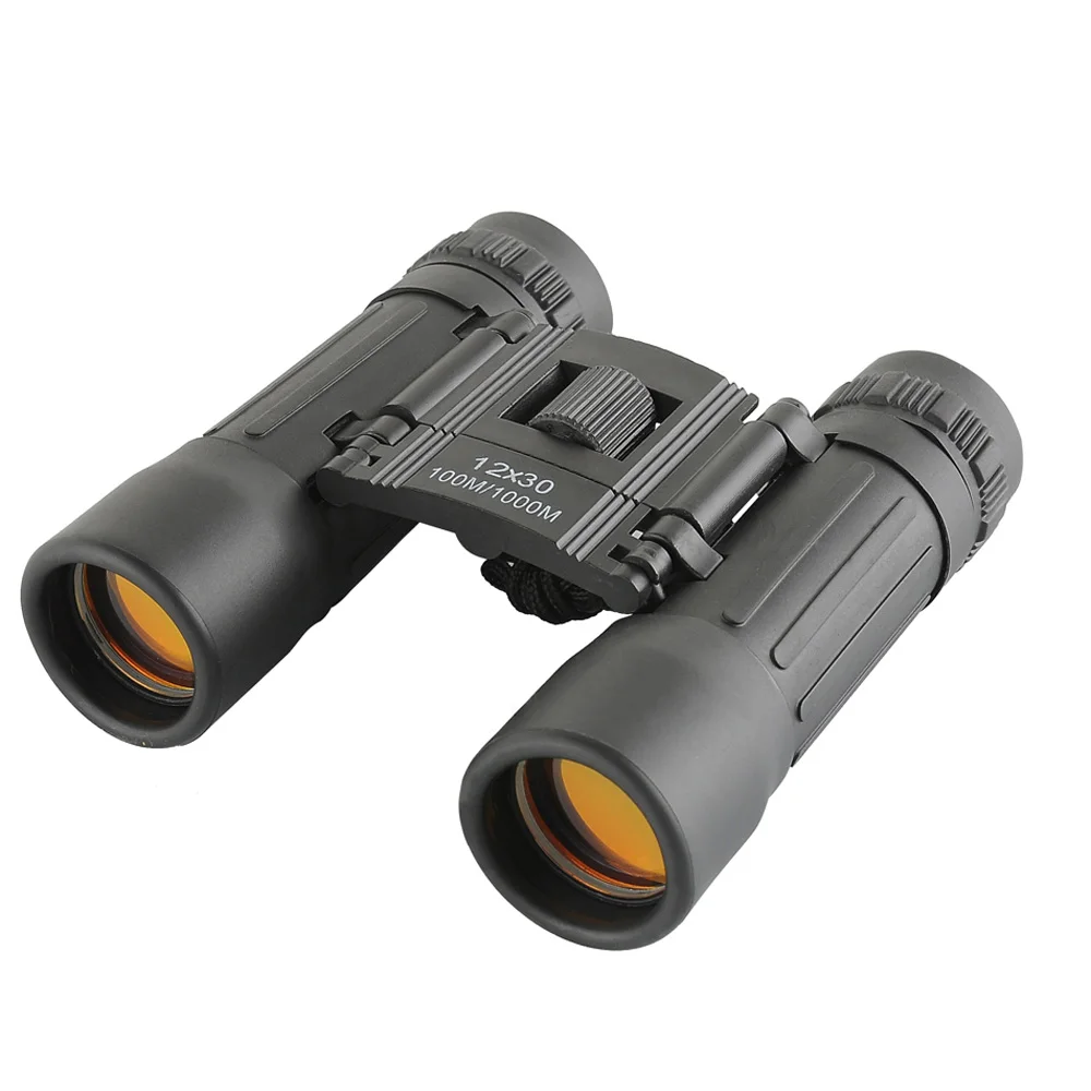 

12X30 Powerful Binoculars Zoom 96/1000m Mini Hunting Optics Binocular Hiking Travel Telescope Professional Spotting Scope