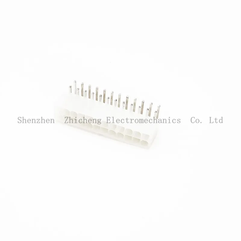 

1Pc 24Pin 24 Pin Power Supply PCB Solder ATX L Angled Plug Connector