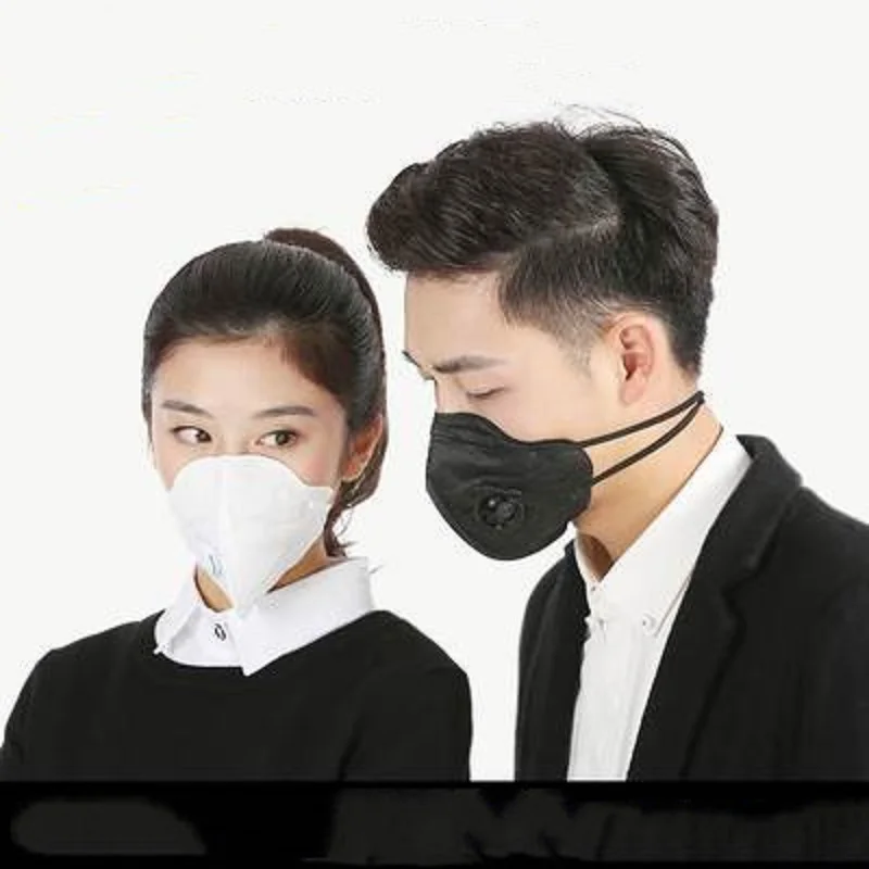 

1 Pcs Anti PM2.5 Dust Mask Five-layer Protection KN95 Activated Carbon Filter Breathable Haze influenza-proof Pollen Allergy