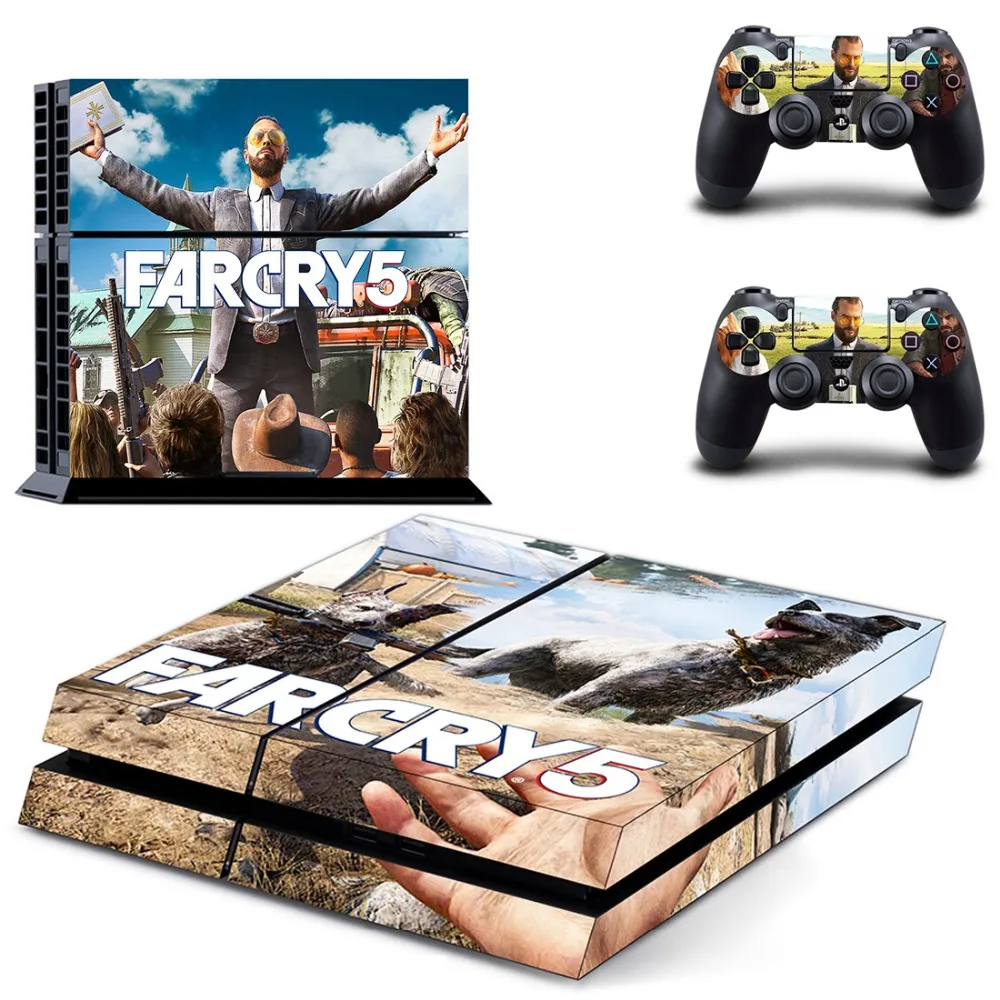 Farcry5 винил Стикеры PS4 наклейка кожи Стикеры для Playstation4 консоли и 2 контроллера Скины