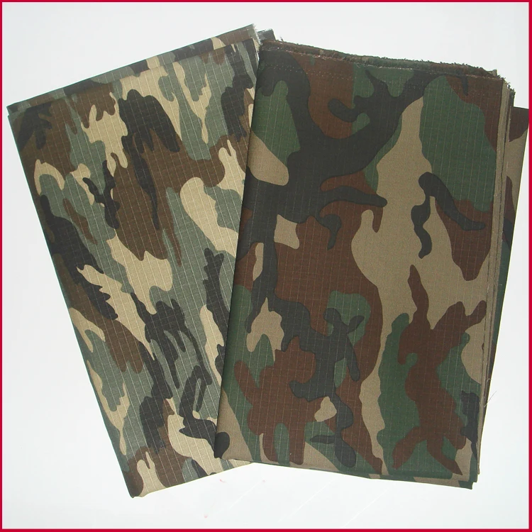 

meter army green outdoor fabric grid camouflage fabrics print cotton camo material for hats bags casual clothing