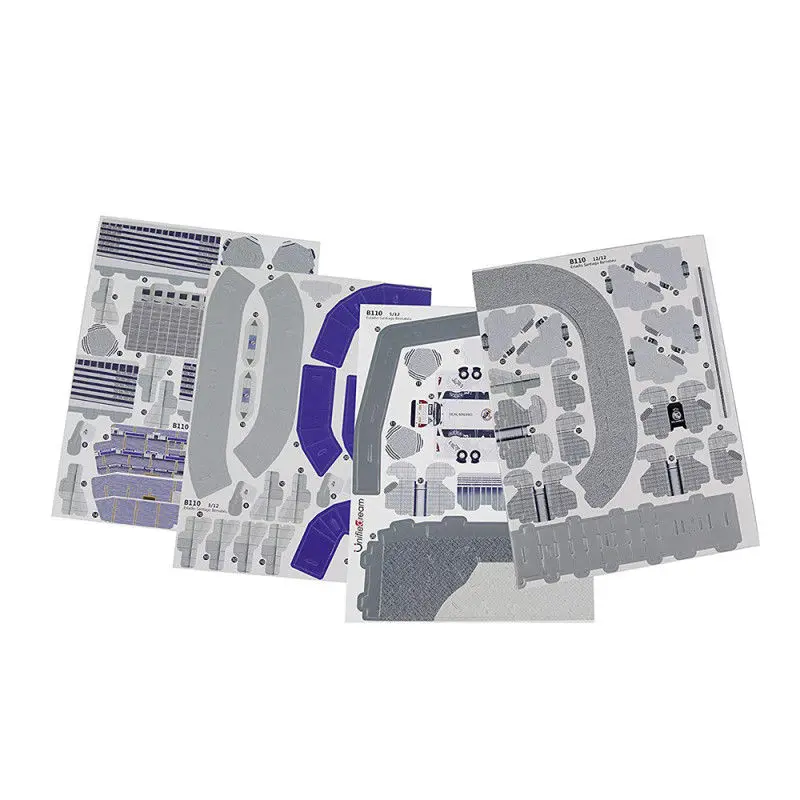 Реал Мадрид 3D головоломка модель Estadio Стадион Санта Бернабеу подарок в штучной упаковке собранные строительные игрушки для детей